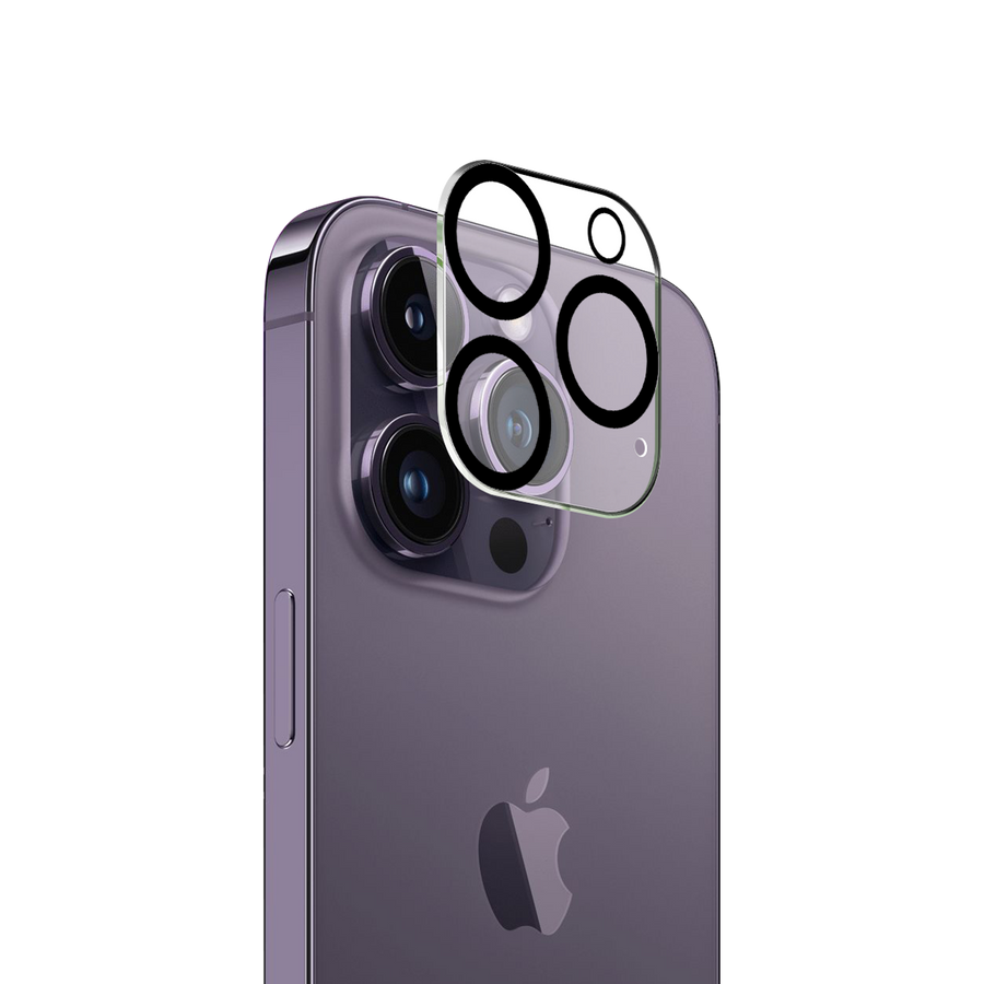 حزمة Baykron 4 في 1، شاشة زجاجية ثنائية الأبعاد، واقي عدسة، حافظة رفيعة X شفافة، وحلقة معدنية لهاتف iPhone 15 pro.