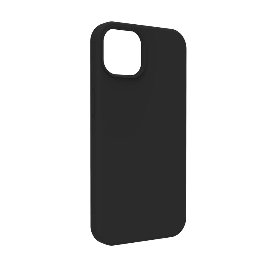 BAYKRON Premium Silicone Case for iPhone® 13 6.1" - Shockproof, Smooth Soft Touch Finish with Antibacterial Coating - Black