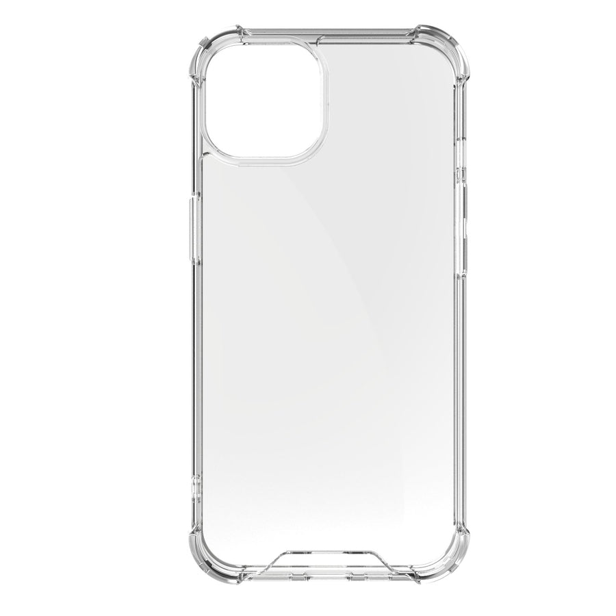 BAYKRON Premium Tough Case for iPhone® 13 6.1” with Deluxe Nylon Carry Strap - Shockproof and Antibacterial for iPhone 13 6.1" - Clear