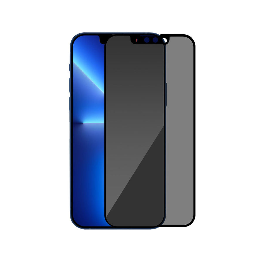 واقي شاشة للخصوصية من الزجاج المقوى من BAYKRON لهاتف iPhone 13 Pro Max 6.7 بوصة - تغطية من الحافة إلى الحافة وحماية من البكتيريا ؛ تتضمن أداة تثبيت سهلة التركيب
