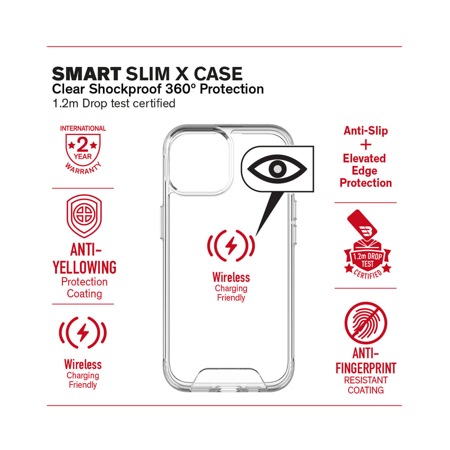 حماية ذكية من بايكرون ضد الصدمات ومقاومة لبصمات الأصابع لهاتف iPhone 15 plus.