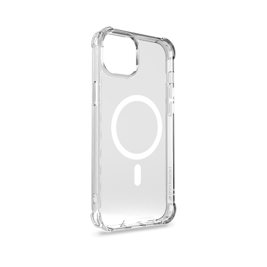 غطاء Baykron Tough Clear MagSafe المتوافق والمضاد للأصفر لهاتفplus  iPhone 15