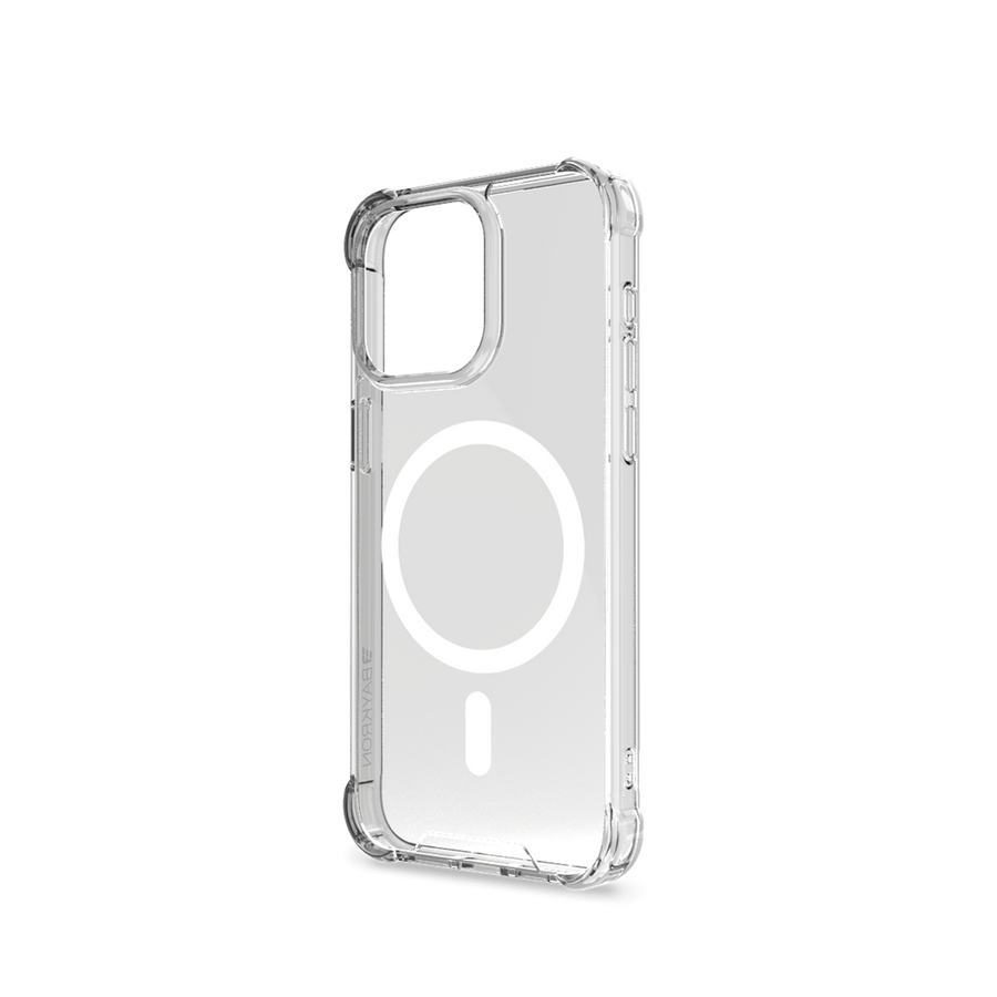غطاء Baykron Tough Clear MagSafe المتوافق والمضاد للأصفر لهاتفpro  iPhone 15