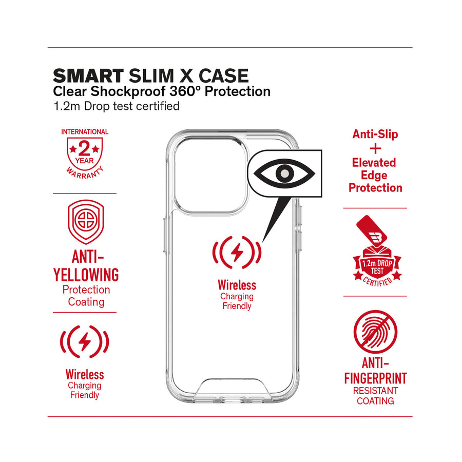 حماية ممتص الصدمات الذكي من بايكرون ومقاوم لبصمات الأصابع لهاتف iPhone 15 Pro.
