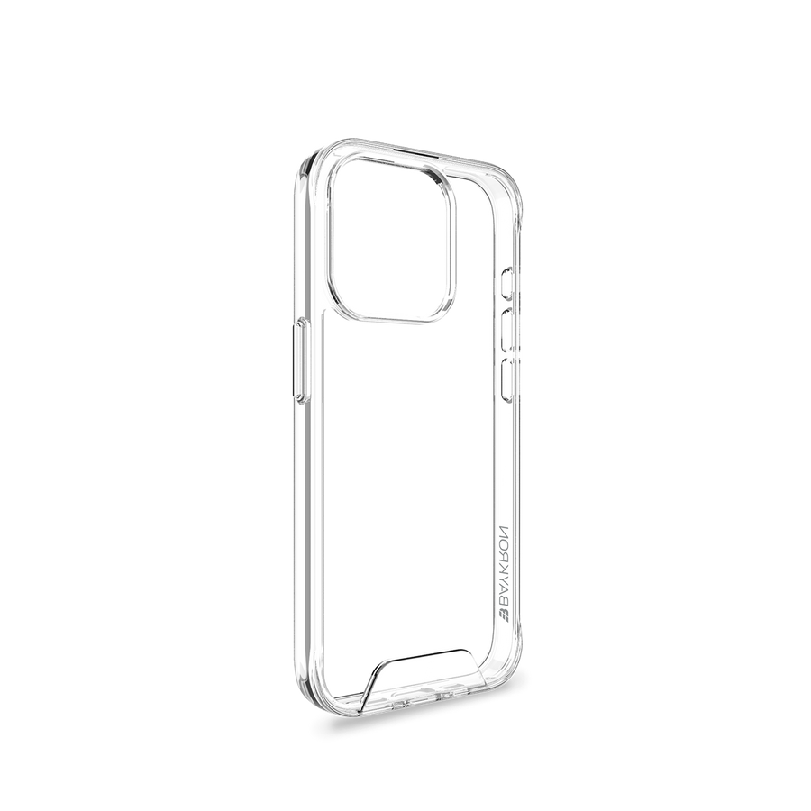 BAYKRON Smart Slim X Case for iPhone 15 Pro 6.1" Air Cushion Shockproof Protection - Clear